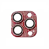 Apple iPhone 11 Pro Full Taşlı Kamera Lens Koruyucu Çerçeveli Koruyucu CL-08 - 2