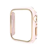 Apple Watch 7/8/9 45mm Gold Çizgili Kasa Koruyucu - 1