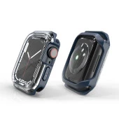 Apple Watch 7 8 41mm Sert PC Ekran Koruyucu + Silikon Kasa Koruyucu - 5