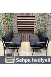 Dekoroom's Vera 2+2 Bahçe Balkon Mobilyası + Sehpa Hediyeli - 1