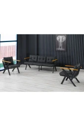 Dekoroom's Zeta 3 1 1 Balkon Takımı, Bahçe Mobilyası, Çay Seti, Kafe Oturma Grubu, Teras Koltuk Takımı - 1