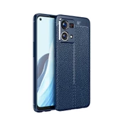 Oppo Reno 7 4G Kılıf Deri Tarzı Niss Silikon Case Kapak - 1