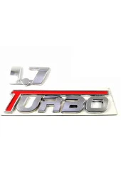 UNIVERSAL 1.7 Turbo Bagaj Yazısı 113mm-52mm - 1