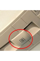 MERCEDES A207 C207 Sunroof Açma Düğme Kapağı 1 Adet BEJ thumbnail 2