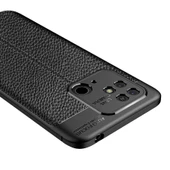 Xiaomi Poco C40 Kılıf Deri Tarzı Niss Silikon Case Kapak - 11