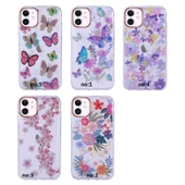 Apple iPhone 11 Kılıf Desenli Simli Sert İnka Kapak thumbnail 2