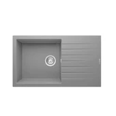 Realstone P014 LAODİKYA 86 XL 1 Göz Damlalıklı Gri Renk Geniş Hazneli Granit Eviye thumbnail 1