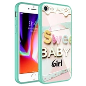 Apple iPhone SE 2020 Kılıf Kamera Korumalı Desenli Sert Silikon Kapak - 7