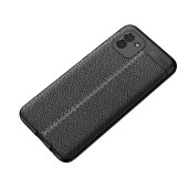 Samsung Galaxy A03 Kılıf Deri Tarzı Niss Silikon Case Kapak - 3