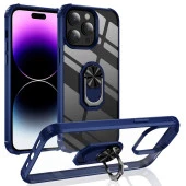 Apple iPhone 14 Pro Kılıf Şeffaf Sararmaz Yüzüklü Mola Kapak - 10