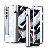 Samsung Galaxy Z Fold 4 Kılıf 360 Koruyuculu Standlı Kalem Bölmeli Kapak - 6