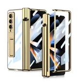 Samsung Galaxy Z Fold 4 Kılıf 360 Koruyuculu Standlı Kalem Bölmeli Kapak - 3