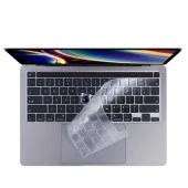 Apple Macbook Pro 15.4inç A1286 Retina Klavye Koruyucu Şeffaf Silikon Ped - 3