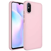 Xiaomi Redmi 9A Kılıf Metal Çerçeve Lansman Silikon Kapak - 10