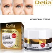 Delia Gold Collagen 45+ No-Wirinkle Kırışık Giderici Gündüz-Gece Kremi 50 Ml - 1