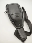 Erkek Deri Badi Bag Çanta Spor Model Siyah Renk - 12