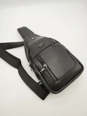 Erkek Deri Badi Bag Çanta Spor Model Siyah Renk - 9