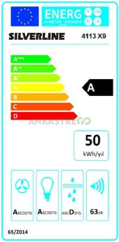 Silverline 4113 Venezia Isola Ada Tipi 90 CM Davlumbaz -İnox thumbnail 5