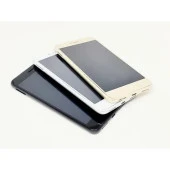 Huawei P9 Lite 2017 Dokunmatik Ekran Çıtalı (Gold) - 1