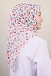 Poloist Desenli Sökme Tülbent - Desen-162 - Renk-15 -56 - 1