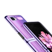 Samsung Galaxy Z Flip Kılıf Şeffaf Kıpta Kapak - 12