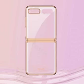 Samsung Galaxy Z Flip Kılıf Şeffaf Kıpta Kapak - 11