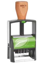 COLOP 2660 GREEN LINE TARİH KAŞE(ENG) MAVİ KEÇE - 1
