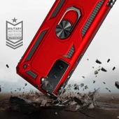 Samsung Galaxy S21 FE Kılıf Yüzüklü Zırh Tank Vega - 8