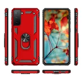 Samsung Galaxy S21 FE Kılıf Yüzüklü Zırh Tank Vega - 4