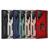 Samsung Galaxy S22 Ultra Kılıf Yüzüklü Zırh Tank Vega - 4