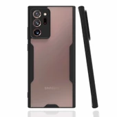 Samsung Galaxy Note 20 Ultra Kılıf Kenar Renkli Kamera Korumalı Mat Kapak - 8