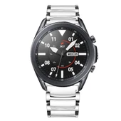 Samsung Galaxy Watch 4 5 6 7 FE 40 40 44 Classic 42 43 46 47 mm Kordon Çerçeveli Seramik Metal Kordon - 12
