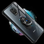 Xiaomi Redmi Note 9 Pro Kılıf Şeffaf Sararmaz Yüzüklü Mola Kapak - 1