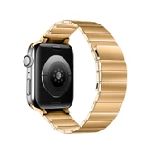 Apple Watch 10 42mm - 38/40/41mm Kordon Mıknatıslı Baklalı Metal Kordon 2/3/4/5/6/se/7/8/9 - 7
