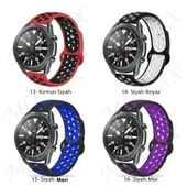 Xiaomi Mi Watch Color 1 / 2 Kordon Delikli Spor Kordon - 5