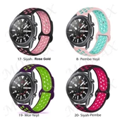 Xiaomi Mi Watch Color 1 / 2 Kordon Delikli Spor Kordon - 6