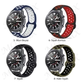 Xiaomi Mi Watch Color 1 / 2 Kordon Delikli Spor Kordon - 3