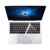 Apple Macbook Pro 15.4inç 2017 A1707 Klavye Koruyucu Şeffaf Silikon Ped - 1