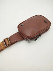 Mini Boy Erkek Göğüs Çantası Taba Renk thumbnail 5