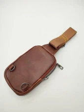 Mini Boy Erkek Göğüs Çantası Taba Renk thumbnail 6