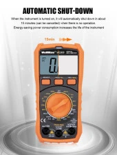 WellHise VC203 Ölçü Aleti Multimetre Avometre NCV Işıklı Ekran El Feneri Isı Ölçer - 8
