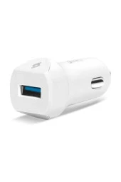 Ttec SpeedCharger QC 3.0 Serisi Type-C Kablolu Hızlı Araç Şarj Cihazı Beyaz - 2