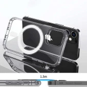 Apple iPhone 11 Kılıf Şeffaf Magsafe Kapak - 5