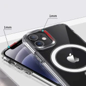 Apple iPhone 11 Kılıf Şeffaf Magsafe Kapak - 9