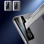 Samsung Galaxy S21 Ultra 3D Kamera Lens Koruma Camı - 5