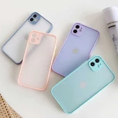Apple iPhone 11 Pro Kılıf Kamera Korumalı Mat Kapak - 5