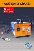 ATLAS AKÜ ŞARJ CİHAZI 12 VOLT 100 AMPER 5 YIL GARANTİ - 1