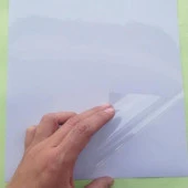 Temiz Pazar Şeffaf Kaplama Folyosu Yapışkanlı Parlak Laminasyon Folyo 127 X 200  CM - 3