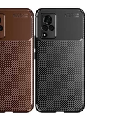 Vivo V21 Kılıf Karbon Silikon Case - 10