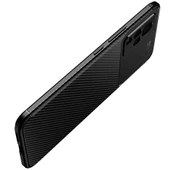Vivo V21 Kılıf Karbon Silikon Case - 2